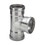 Immagine di Viega SANPRESS INOX XL raccordo a T di Ø 64 x 42, di inox lucido con sc-contur (acqua) 578046