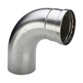 Immagine di Viega SANPRESS INOX XL curva a 90° di Ø 64, con filetto maschio, di acciaio inox lucido con sc-contur (acqua) 577995