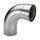 Viega SANPRESS INOX XL curva a 90° di Ø 64, con filetto maschio, di acciaio inox lucido con sc-contur (acqua) 577995