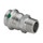 Viega SANPRESS INOX manicotto di Ø 15 x 1/2", con filetto maschio, di acciaio inox lucido con sc-contur (acqua) 436445