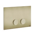 Immagine di Gessi ANELLO TOTAL LOOK placca di finitura per Geberit Sigma 8 e 12, finitura brass brushed PVD 54623#727