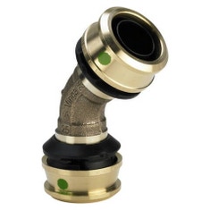 Immagine di Viega RAXOFIX curva a 45° Ø 40 bronzo al silicio lucido con sc-contur 647094