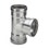 Immagine di Viega SANPRESS INOX XL raccordo a T di Ø 76 x 54, di inox lucido con sc-contur (acqua) 482725