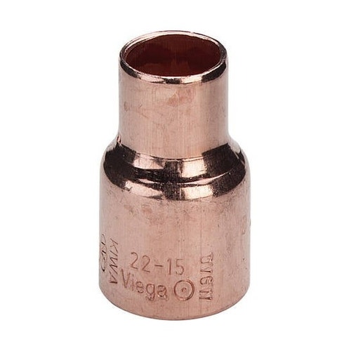 Immagine di Viega RACCORDI A SALDARE manicotto di riduzione di Ø 14 x 12, di rame lucido 464301