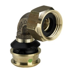 Immagine di Viega RAXOFIX bocchettone a 90° Ø 16 x 1/2" bronzo al silicio con sc-contur 646387