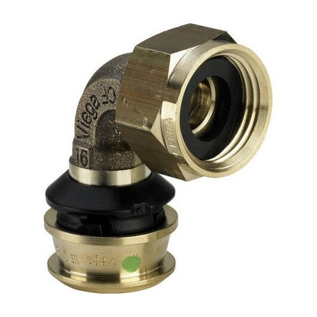Immagine di Viega RAXOFIX bocchettone a 90° Ø 16 x 1/2" bronzo al silicio con sc-contur 646387