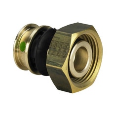 Immagine di Viega RAXOFIX bocchettone Ø 16 bronzo al silicio lucido con sc-contur 647865