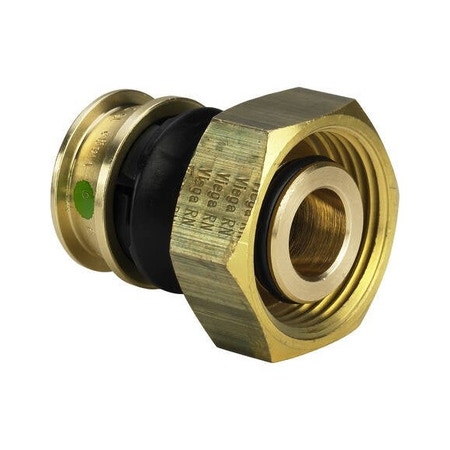 Immagine di Viega RAXOFIX bocchettone Ø 16 x 3/4" ottone lucido con sc-contur 647889