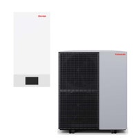Immagine di Toshiba ESTIA BI-BLOC R290 sistema composto da pompa di calore Inverter 16 kW con unità idronica a parete con resistenza elettrica ausiliaria da 8 kW HWP-1601XWHT8W-E+HWP-1601HW-E