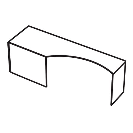 Immagine di Cielo ITACA mensola per wc a terra in acciaio inox, alloggio portarotolo, versione destra, colore cemento finitura opaco ITMWDXCM