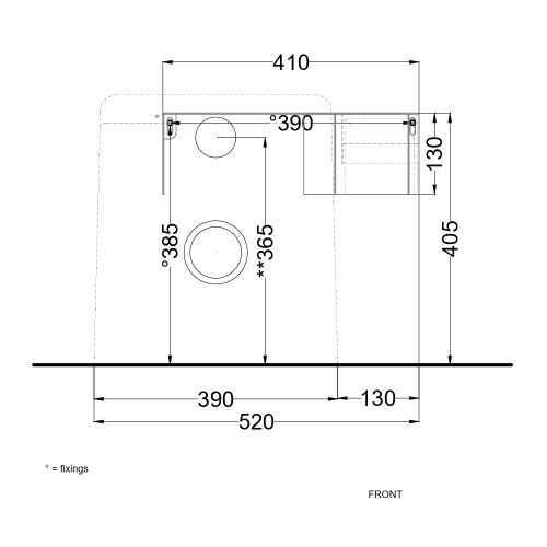 Immagine di Cielo ITACA mensola per wc a terra in acciaio inox, alloggio portarotolo, versione destra, colore cemento finitura opaco ITMWDXCM