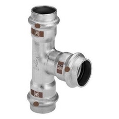 Immagine di Viega TEMPONOX raccordo a T Ø 15 acciaio inox lucido inossidabile (riscaldamento e raffrescamento) 810122