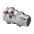 Immagine di Viega TEMPONOX  manicotto Ø 15 x 1/2" acciaio inox lucido con sc-contur (riscaldamento e raffrescamento) 811488
