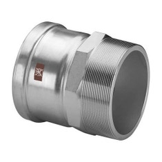 Immagine di Viega TEMPONOX XL manicotto Ø 76 x 2 1/2" inox lucido xl con sc-contur (riscaldamento e raffrescamento) 811686