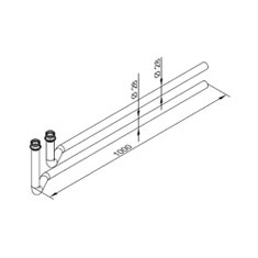 Immagine di Toshiba Tubazioni in rame per il collegamento SENZA isolamento termico per unità esterna posata a terra 7377096