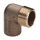 Viega RACCORDI A SALDARE gomito a 90° di Ø 12 x 3/8", con filetto maschio, di bronzo lucido 103910