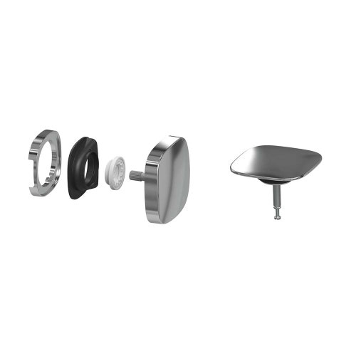 Immagine di Kaldewei Set complementare SQUARE TWIST PLUS, finitura cromo 687772850999