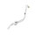 Kaldewei COMFORT LEVEL PLUS colonna di scarico standard con erogazione, colore bianco alpino 687772500001