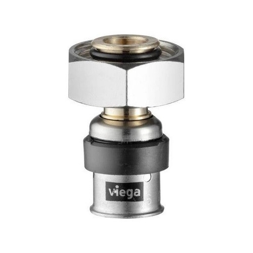 Immagine di Viega SMARTPRESS bocchettone Ø 16 x 3/4" bronzo lucido con sc-contur 730598