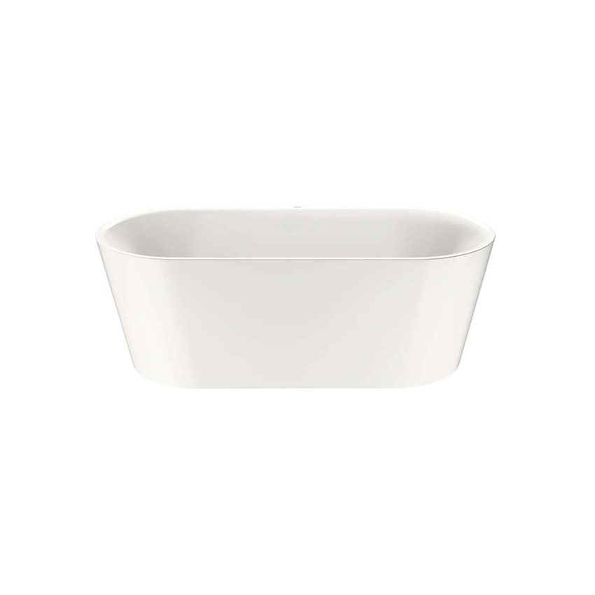 Immagine di Kaldewei MEISTERSTÜCK CLASSIC DUO OVAL vasca ovale L.155 P.66 cm, con troppopieno, in acciaio smaltato, colore bianco alpino 204843530001