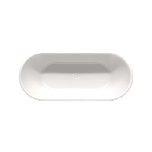 Immagine di Kaldewei MEISTERSTÜCK CLASSIC DUO OVAL vasca ovale L.155 P.66 cm, con troppopieno, in acciaio smaltato, colore bianco alpino 204843530001