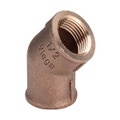 Immagine di Viega RACCORDI FILETTATI DI BRONZO curva a 45° di Ø 3/8", di bronzo al silicio lucido 318048