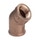 Viega RACCORDI FILETTATI DI BRONZO curva a 45° di Ø 3/8", di bronzo al silicio lucido 318048