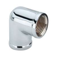 Immagine di Viega RACCORDI FILETTATI DI BRONZO gomito a 90° Ø 1/2" ottone cromato f/f 105600