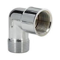 Immagine di Viega RACCORDI FILETTATI DI BRONZO gomito a 90° Ø 1/2" ottone cromato m/f 102586
