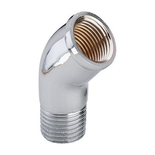 Immagine di Viega RACCORDI FILETTATI DI BRONZO curva a 45° Ø 1/2" ottone cromato m/f 115555