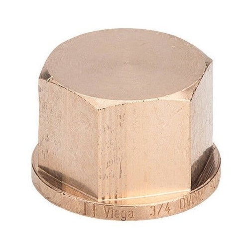 Immagine di Viega RACCORDI FILETTATI DI BRONZO cappuccio di Ø 3/8", di bronzo al silicio lucido 281854