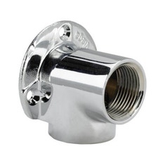 Immagine di Viega  RACCORDI FILETTATI DI BRONZO gomito a 90° con flangia Ø 1/2"ottone cromato 109158