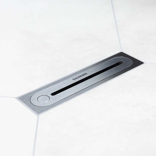 Immagine di Kaldewei FLOWLPOINT ZERO canalina per doccia da 23 cm, con CLICK’n CLEAN, finitura acciaio inox spazzolato 941000010930