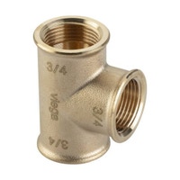 Immagine di Viega RACCORDI FILETTATI DI BRONZO raccordo a T di Ø 1/4", di bronzo al silicio lucido 318017