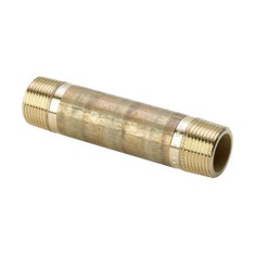 Immagine di Viega RACCORDI FILETTATI DI BRONZO nipplo lungo di Ø 1/2", L.4 cm, di bronzo al silicio lucido 267308