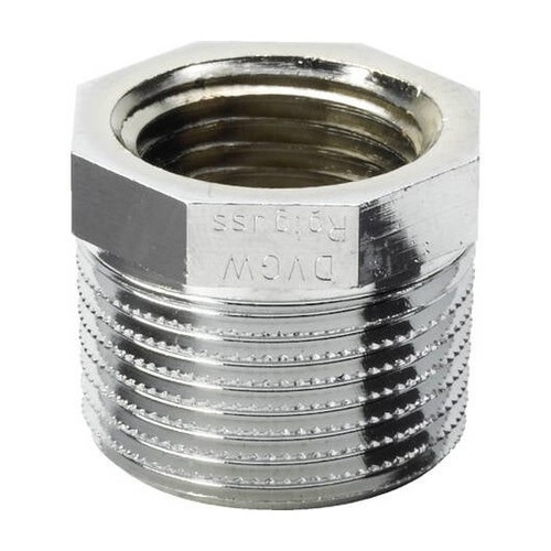 Immagine di Viega RACCORDI FILETTATI DI BRONZO manicotto di riduzione Ø 3/8 x 1/4" bronzo cromato 447960