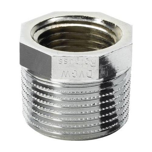 Immagine di Viega RACCORDI FILETTATI DI BRONZO manicotto di riduzione Ø 1 x 3/4" bronzo cromato 448059