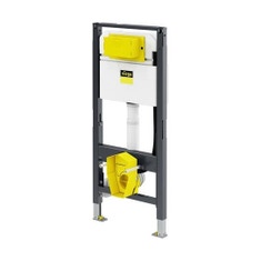 Immagine di Viega PREVISTA DRY modulo per wc con doccetta, con altezza regolabile, H.112 cm, con impostazione di risciacquo totale ca. 3,5–7,5 L., per cartongesso 771997