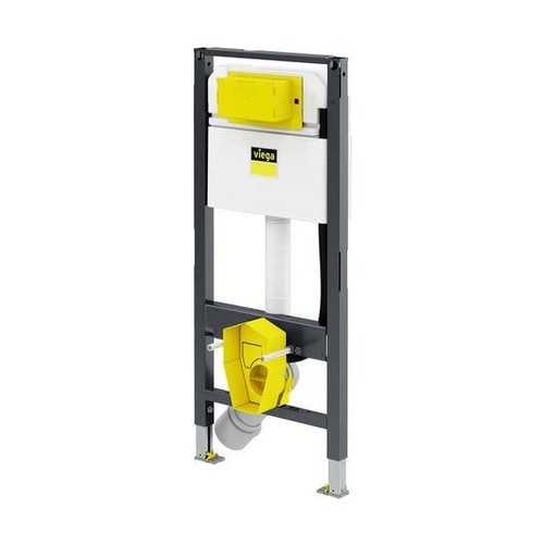 Immagine di Viega PREVISTA DRY modulo con attacco per wc con doccetta, H.112 cm, con impostazione di risciacquo totale ca. 3,5–7,5 L., per cartongesso 771980