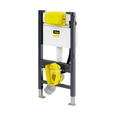 Immagine di Viega PREVISTA DRY modulo con attacco per wc con doccetta, H.98 cm, con impostazione di risciacquo totale ca. 3,5–7,5 L., per cartongesso 824174