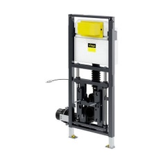 Immagine di Viega PREVISTA DRY modulo per wc con altezza regolabile individualmente da parte dell'utente mediante tasto, H.112 cm, con impostazione di risciacquo totale ca. 3,5–7,5 L., per cartongesso 772024