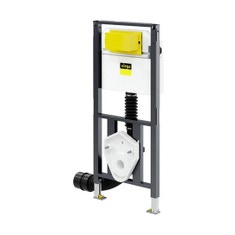 Immagine di Viega PREVISTA DRY modulo per wc successivamente regolabile in altezza da parte dell'installatore, H.112 cm, con impostazione di risciacquo totale ca. 3,5–7,5 L., per cartongesso 772031