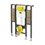 Immagine di Viega PREVISTA DRY modulo per wc con maniglie di supporto e altezza regolabile, H.112 cm, con impostazione di risciacquo totale ca. 3,5–7,5 L., per cartongesso 793074