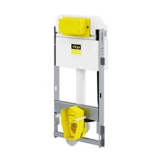 Immagine di Viega PREVISTA DRY PLUS modulo per wc regolabile in altezza, H.93.7 - 107.7 cm, con impostazione di risciacquo totale ca. 3,5–7,5 L., per cartongesso 824099