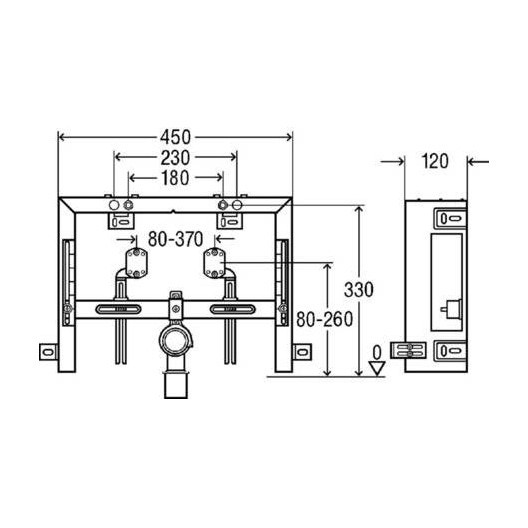 Immagine di Viega PREVISTA PURE modulo per bidet sospeso, per muratura 776602