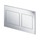 Viega VISIGN FOR STYLE 21 placca di comando per WC, risciacquo a due quantità per PREVISTA, tasti rettangolari, finitura cromo 773236