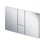 Immagine di Viega VISIGN FOR STYLE 24 placca di comando per WC, risciacquo a due quantità per PREVISTA, tasti rettangolari, finitura cromo 773267