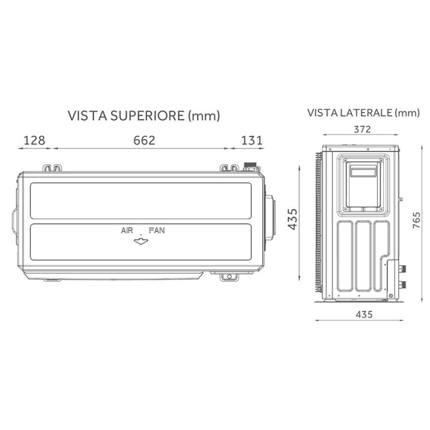 Immagine di Haier ALL IN ONE R290 Sistema composto da pompa di calore Inverter 3.5 kW monofase e modulo idronico 200 litri per produzione ACS con resistenza di backup 1+2 AW032HSGHA+HU102F20AHYA