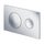 Viega VISIGN FOR STYLE 20 placca di comando per WC, risciacquo a due quantità per PREVISTA, tasti rotondi, finitura cromo 773779