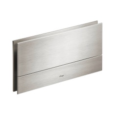Immagine di Viega VISIGN FOR MORE 101 placca di comando, risciacquo a due quantità, placca in alluminio color acciaio inox 597382